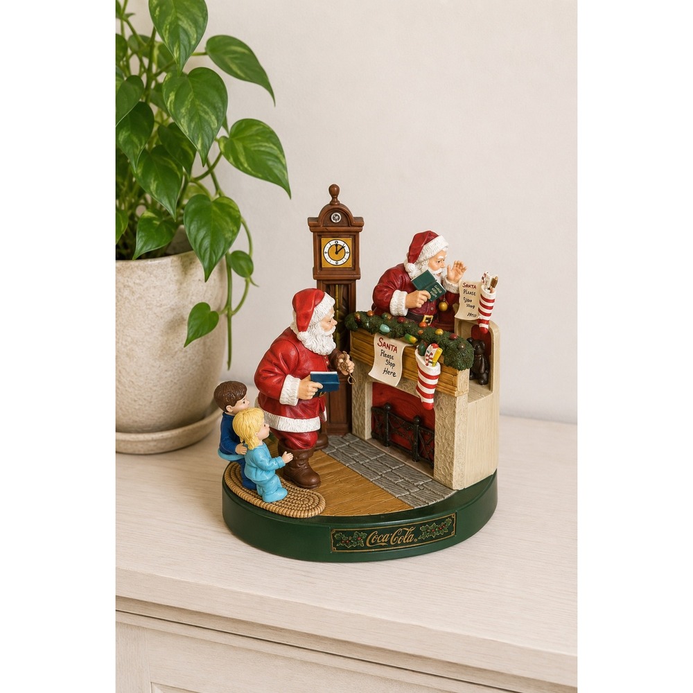 Coca Cola Santa‎ Mechanical Bank 1994 3rd Series Vintage Holiday Collectible Box